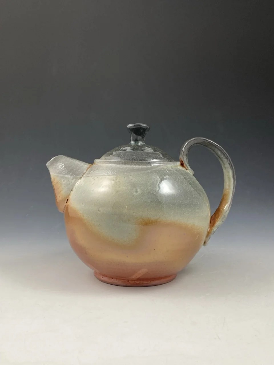 Soda fired teapot